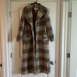 Hutch Mooney Coat, Textured Coat with Earthy Tones